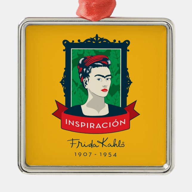 Adorno Metálico Frida Kahlo el | Inspiración (Frente)