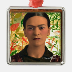 Adorno Metálico Frida Kahlo Reflejando