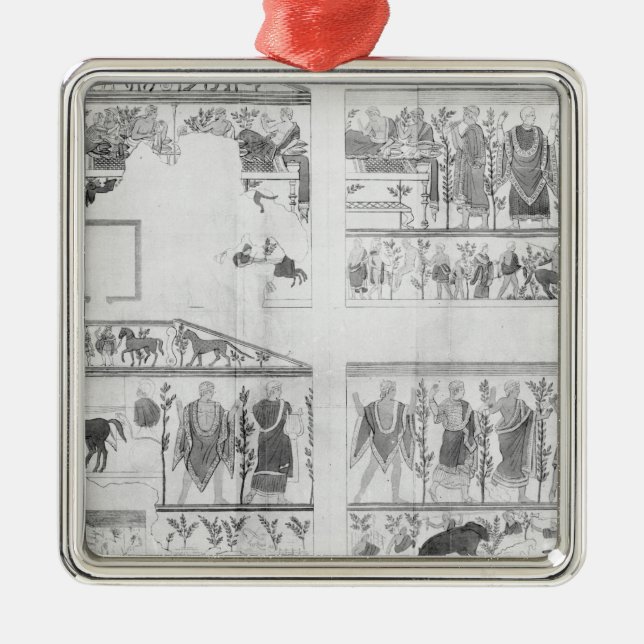 Adorno Metálico Friso del della Querciola de la gruta (Frente)