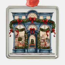 ADORNO METÁLICO FRONTAL DE TIERDA NAVIDEÑO BONITO ORNAMENTADO