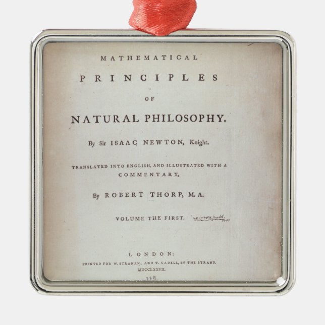 Adorno Metálico Frontispiece al volumen I (Frente)