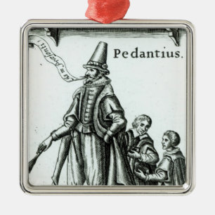Adorno Metálico Frontispiece de 'Pedantius