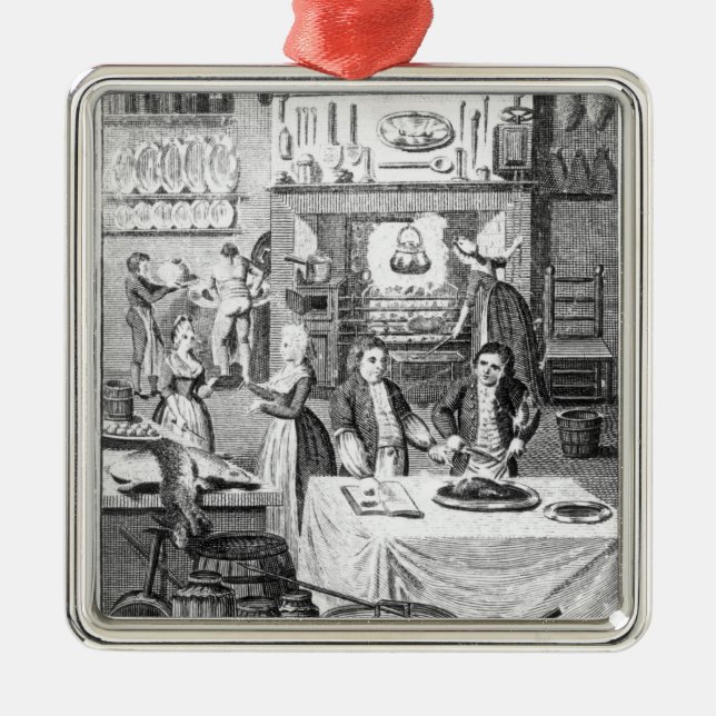 Adorno Metálico Frontispiece 'del Instructor del ama de casa (Frente)