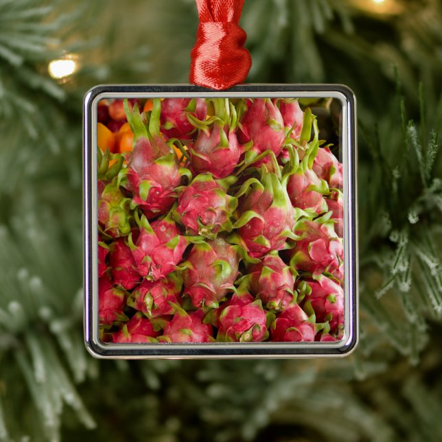 Adorno Metálico Fruta del dragón | Mercado Can Duoc (Árbol)