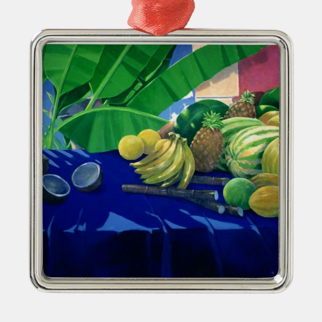 Adorno Metálico Fruta tropical (Frente)