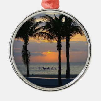 Adorno Metálico Ft. Lauderdale Sunrise