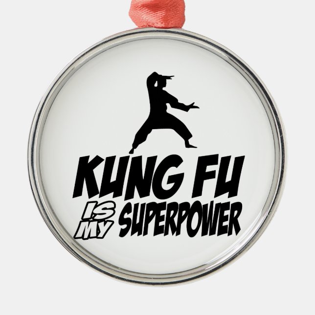 Adorno Metálico Fu de Kung mi superpoder (Frente)