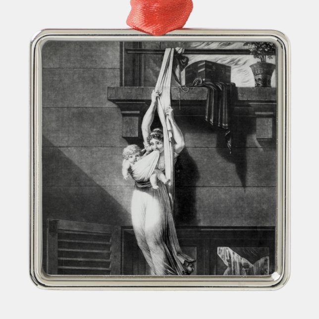 Adorno Metálico Fuego (Frente)