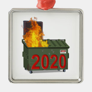 Adorno Metálico Fuego de basureros 2020