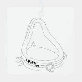 Adorno Metálico Fuente de Marcel Duchamp R.Mutt 1917