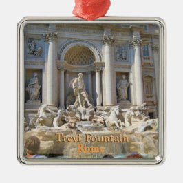 Adorno Metálico Fuente Roma Italia del Trevi