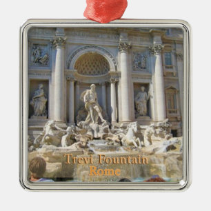 Adorno Metálico Fuente Roma Italia del Trevi