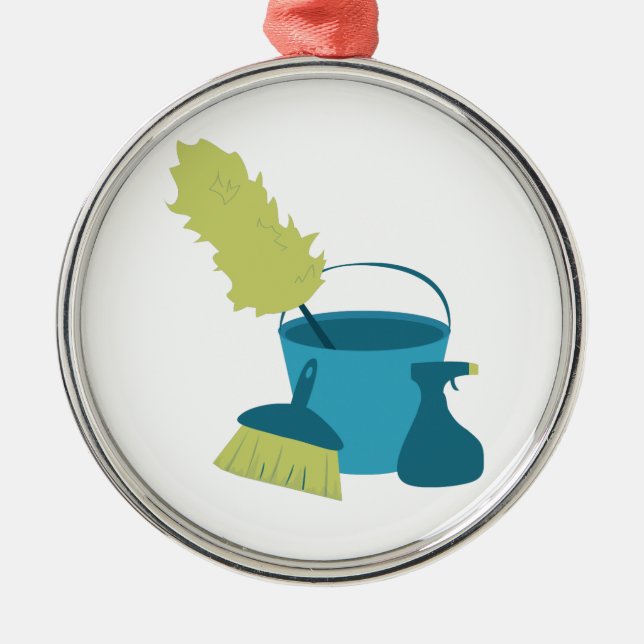 Adorno Metálico Fuentes de limpieza (Frente)