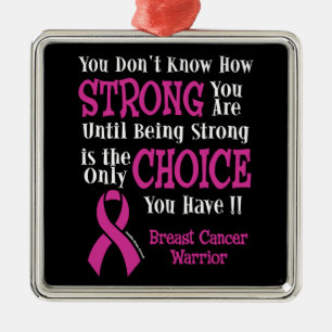 Adorno Metálico Fuerte/Elección... Cáncer de Mama