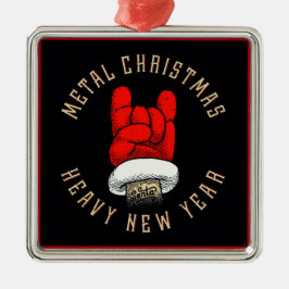 Adorno Metálico Fuertes Navidades Metalizado