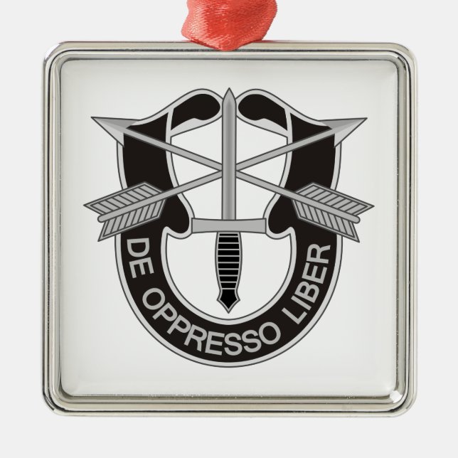 Adorno Metálico Fuerzas Especiales SF De Oppresso Liber (Frente)