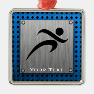 Adorno Metálico Funcionamiento metalizado cepillado de la mirada