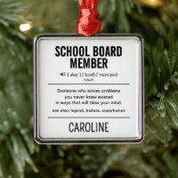 Funny de miembro del Consejo Escolar Personalizado