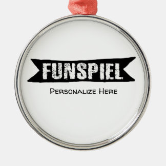 Adorno Metálico Funspiel Curling Tournament for Fun Ornament