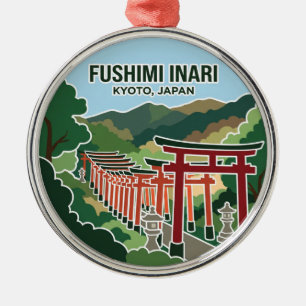 Adorno Metálico Fushimi Inari Taisha Japón