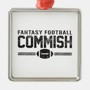 Adorno Metálico Fútbol Commish de la fantasía