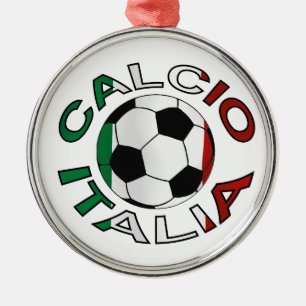 Adorno Metálico Fútbol de Italia Calcio Italia