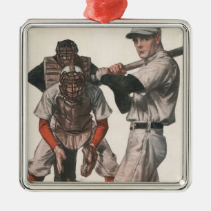 Adorno Metálico Futbolistas Del Vintage Sports Baseball