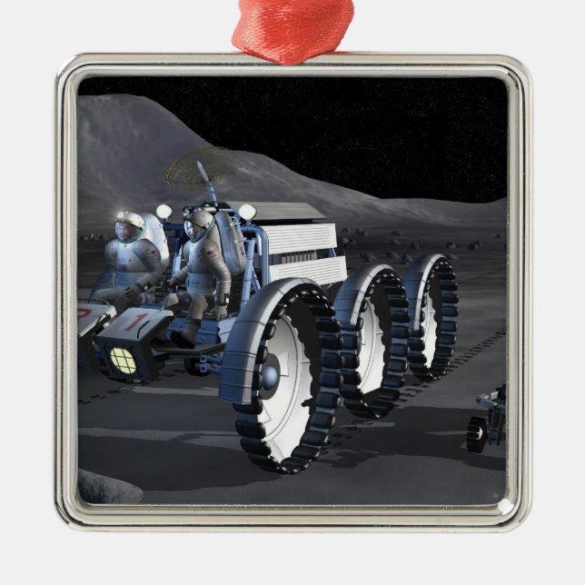 Adorno Metálico Futuras misiones de exploración espacial 8 (Frente)