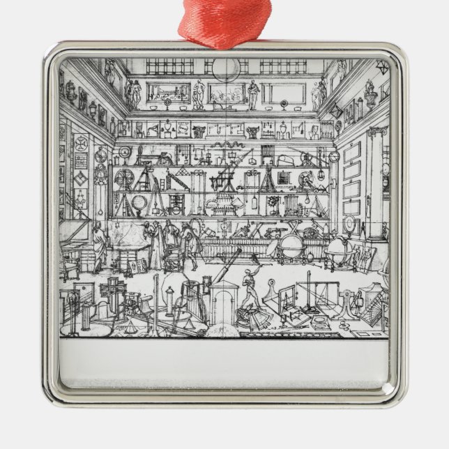 Adorno Metálico Gabinete de la física, 1687 (Frente)