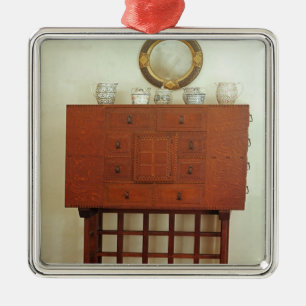 Adorno Metálico Gabinete en soporte