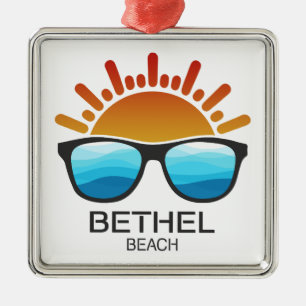 Adorno Metálico Gafas de sol Bethel Beach Virginia