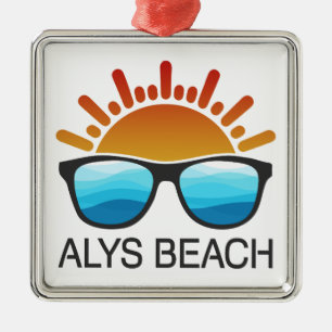 Adorno Metálico Gafas de sol de Alys Beach