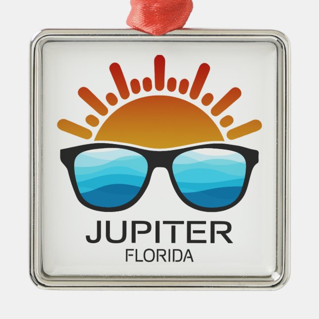 Adorno Metálico Gafas de sol de Júpiter Florida (Frente)