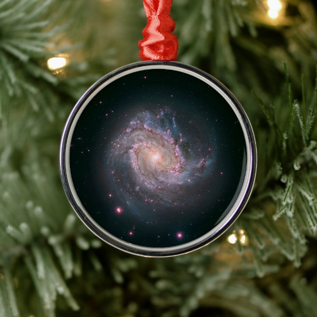 Adorno Metálico Galaxia con espiral obstruida Messier 83.2 (Árbol)