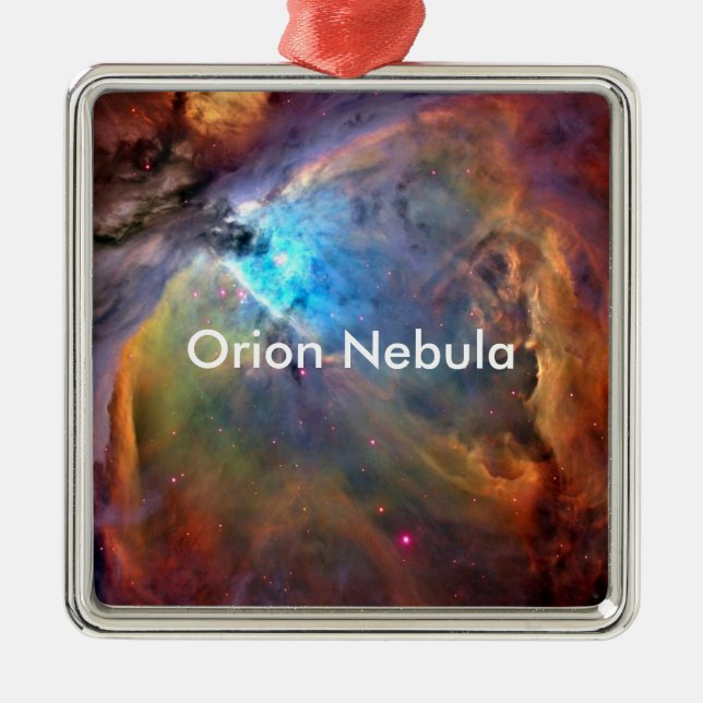 Adorno Metálico Galaxia espacial Orion Nebula (Frente)