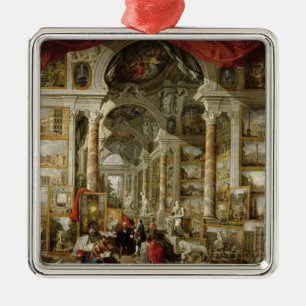 Adorno Metálico Galería con vistas de Roma moderna, 1759