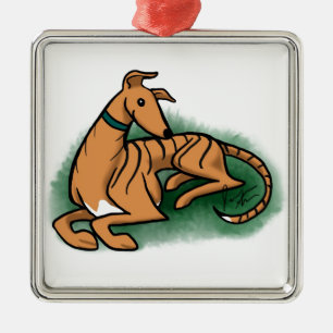 Adorno Metálico Galgo