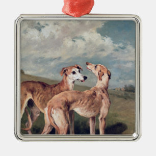 Adorno Metálico Galgos