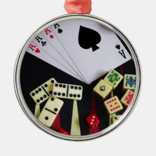 Adorno Metálico Gambling casino gaming pieces