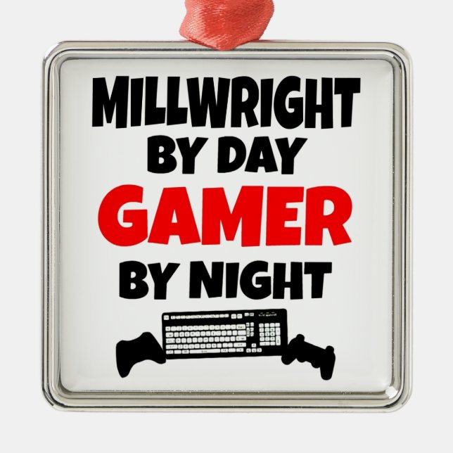 Adorno Metálico Gamer Millwright (Frente)