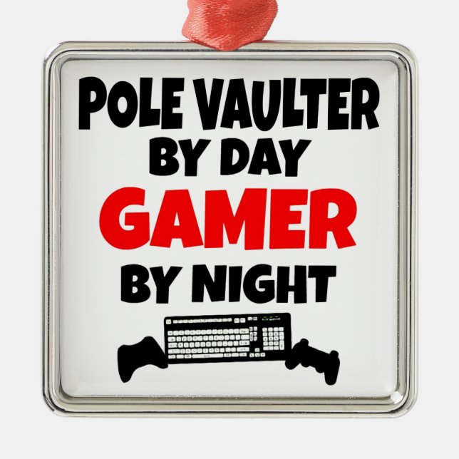 Adorno Metálico Gamer Pole Vaulter (Frente)