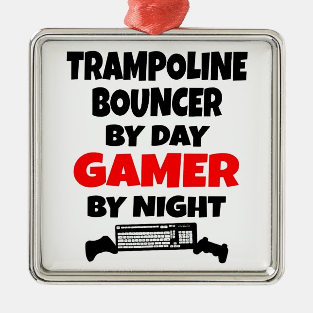 Adorno Metálico Gamer Trampoline Bouncer (Frente)