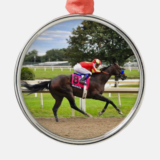 Adorno Metálico Ganador 2018 de Pennsylvania Derby (Frente)