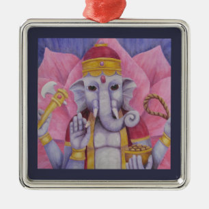 Adorno Metálico Ganesh Ornament