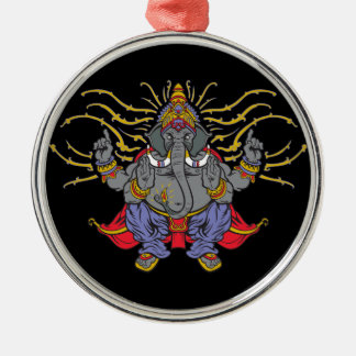 Adorno Metálico Ganesha