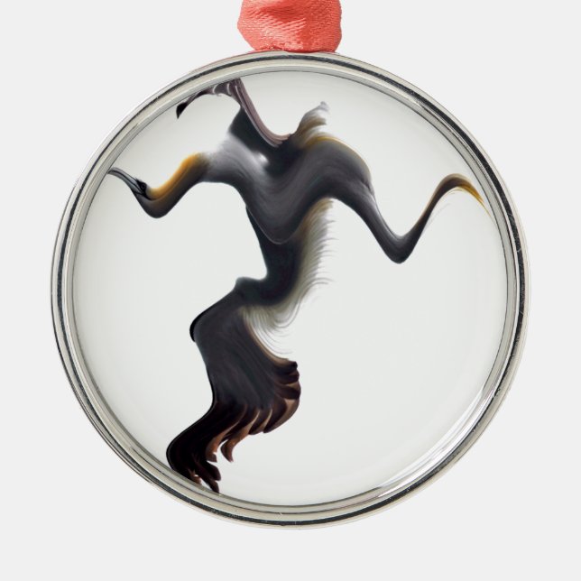 Adorno Metálico Gannets-Abstract Sea Bird (Frente)