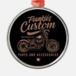 Adorno Metálico Garaje de motocicleta Bobber Personalizado de moto