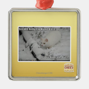 Adorno Metálico Gatito 1 de la cautela