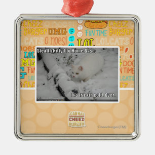 Adorno Metálico Gatito 1 de la cautela