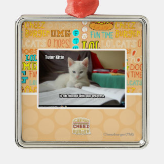 Adorno Metálico Gatito del profesor particular